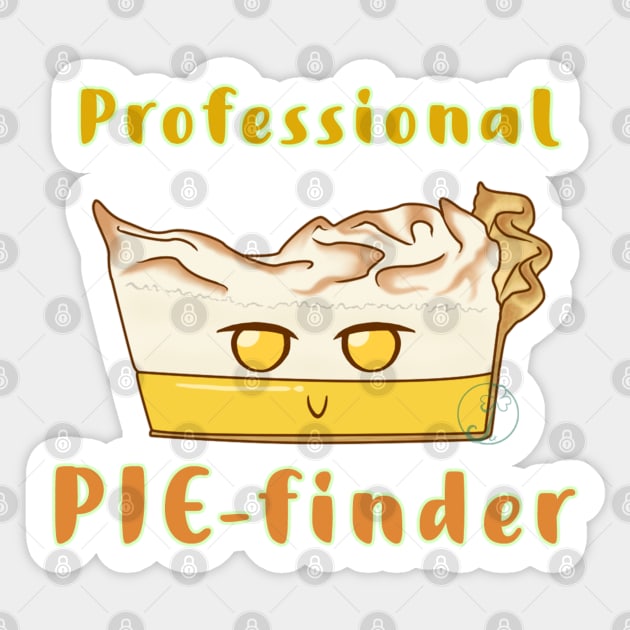 Desserts - professional PIE-finder Sticker by JuditangeloZK